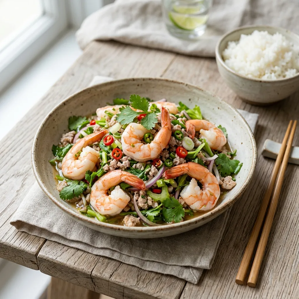 Thai Shrimp Salad (Shrimp Yum Goong)