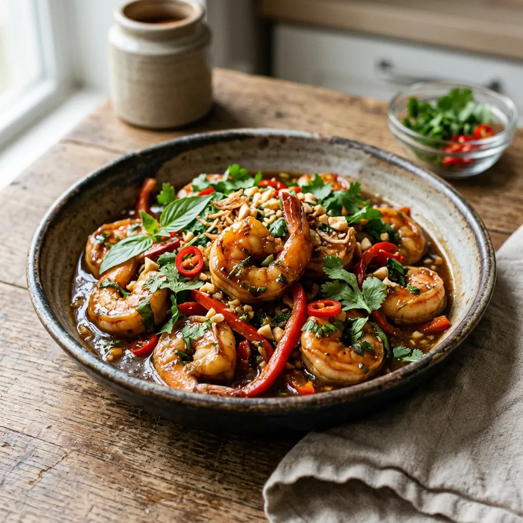 Thai Stir-Fried Tamarind Shrimp