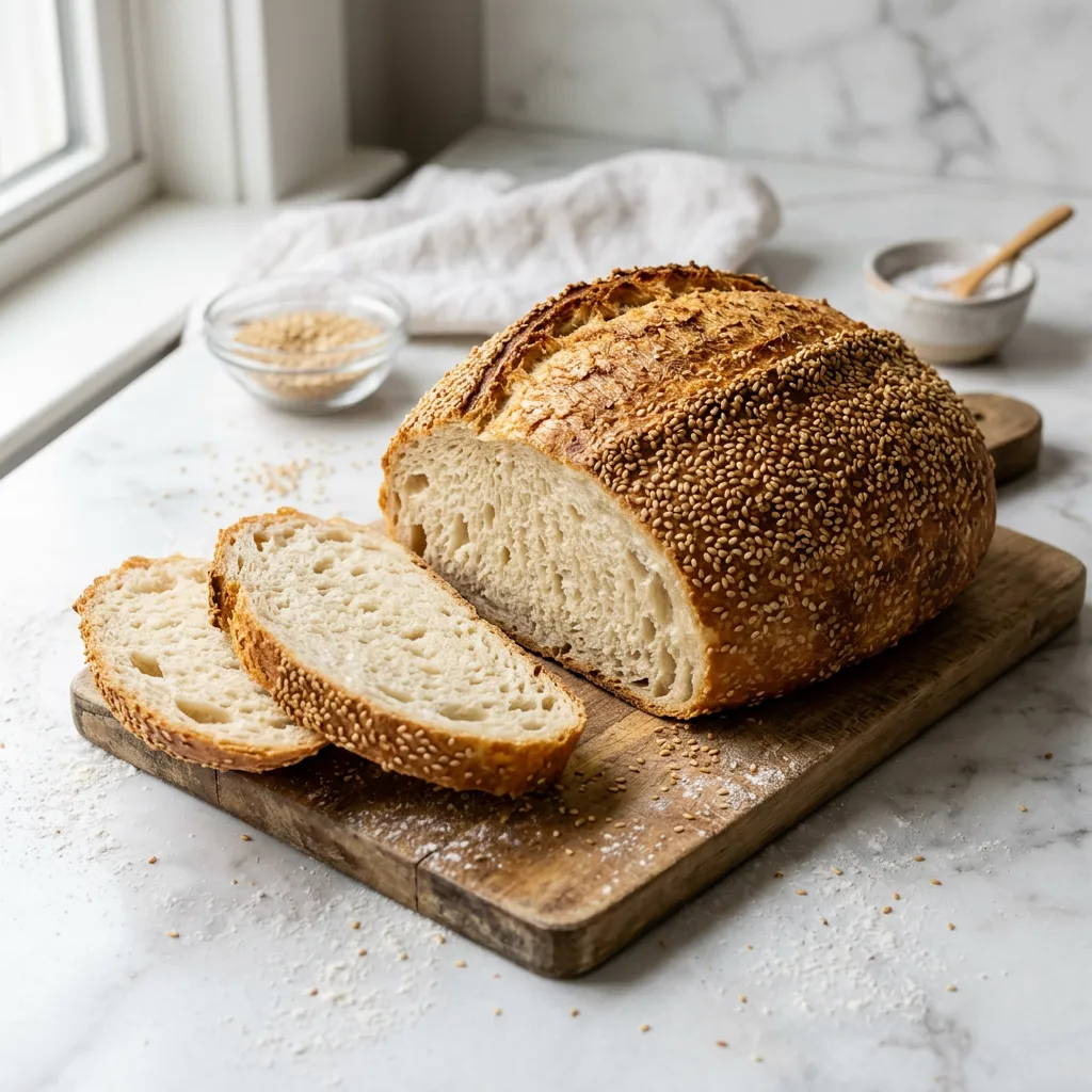 Thanksgiving Sesame Seed White Bread