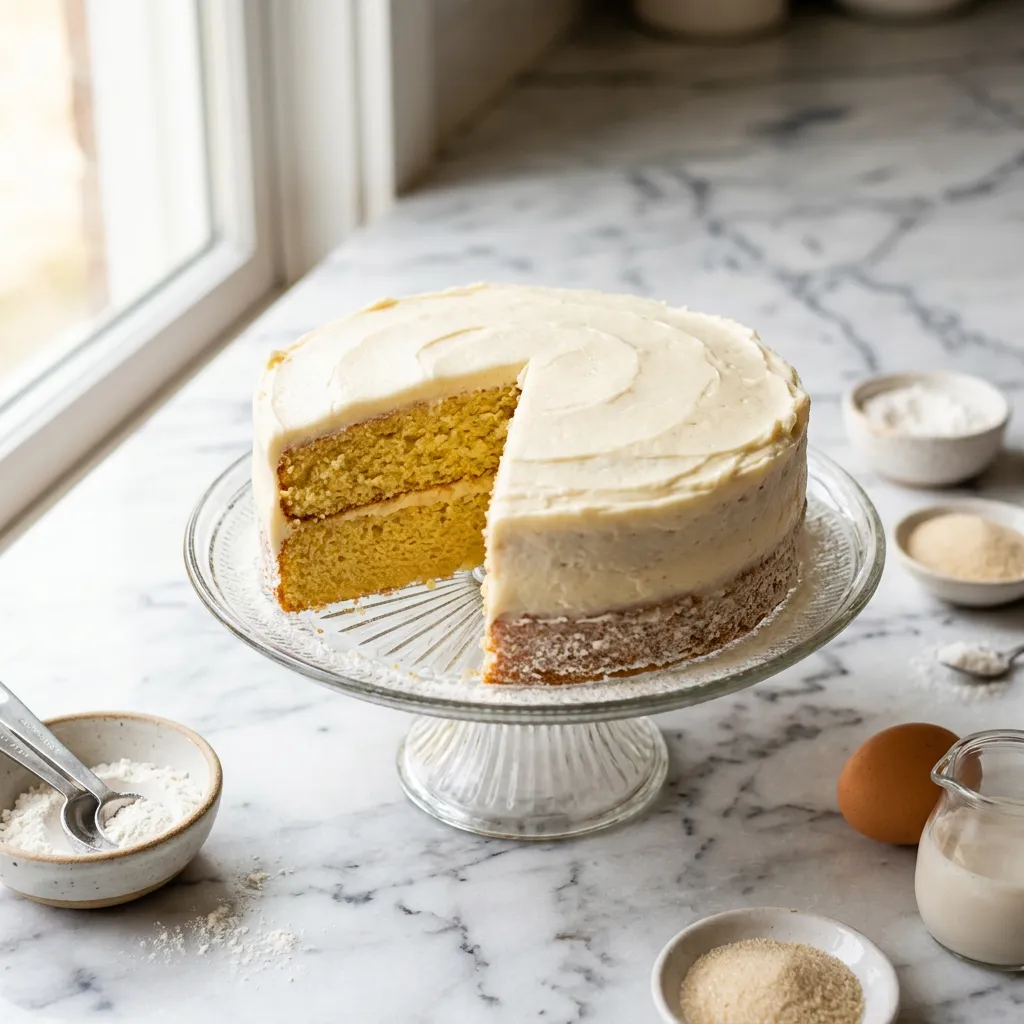 The Best Dairy-Free Classic Yellow Cake