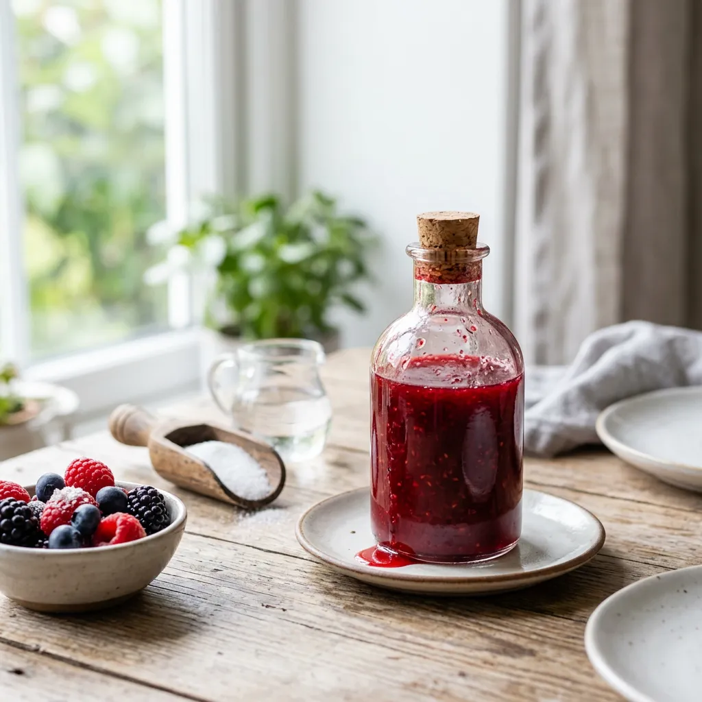 The Best Fresh Fruit Syrup