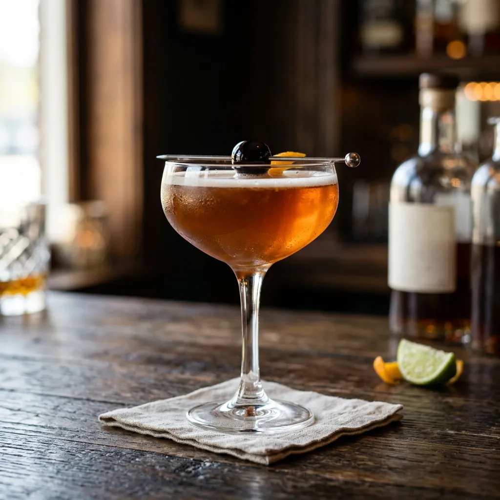 The Citrus Manhattan Cocktail