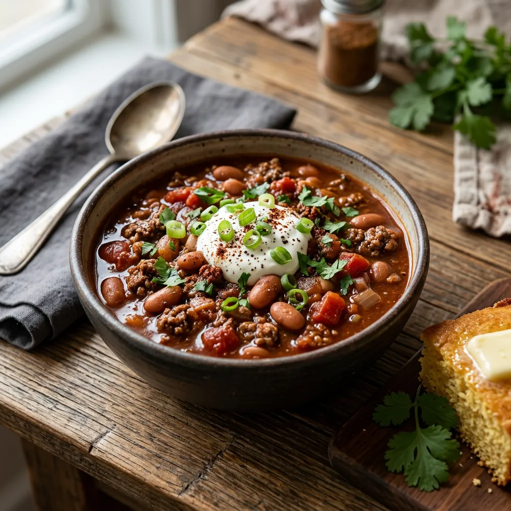 The Easiest Crock Pot Chili