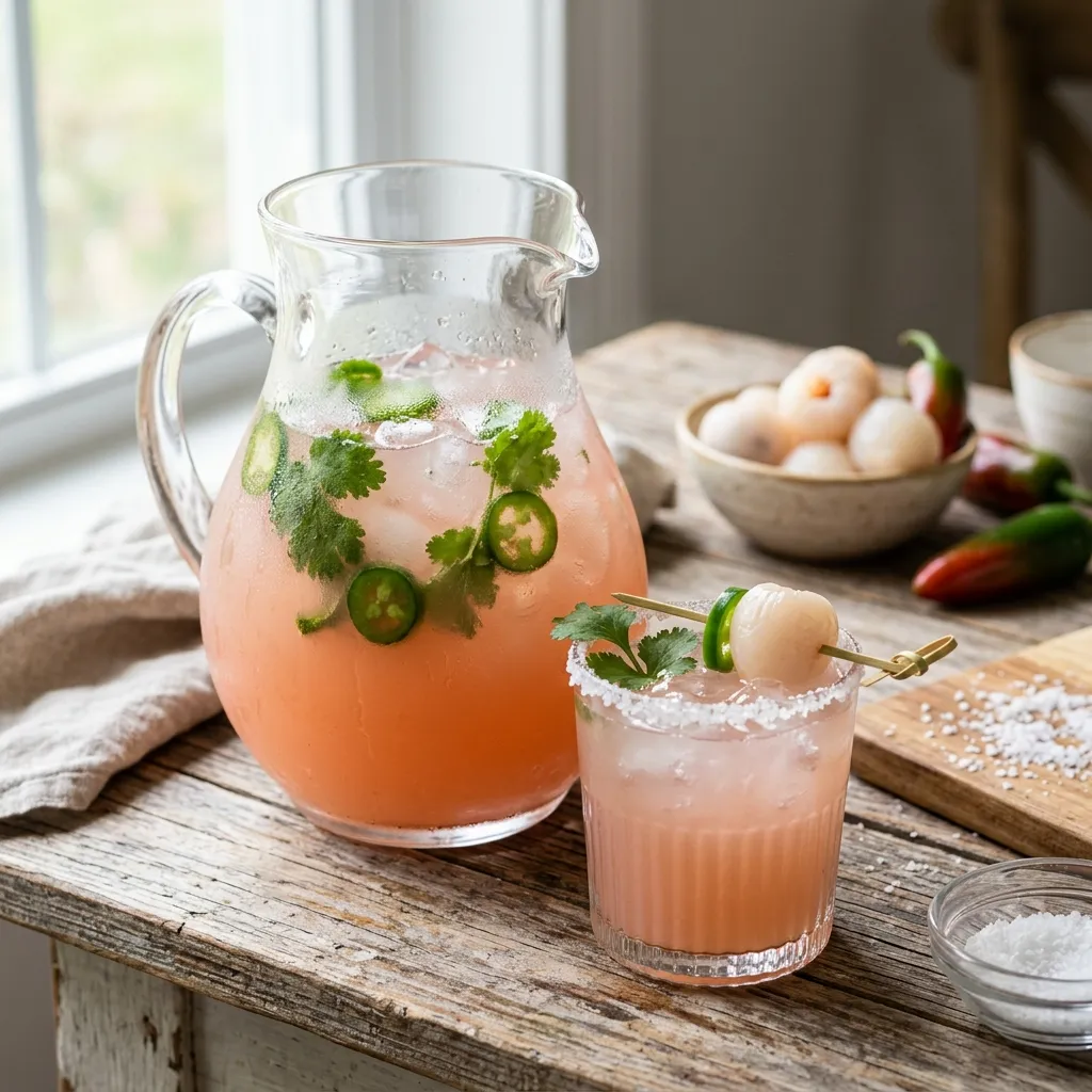 The Late Night Lychee Margarita