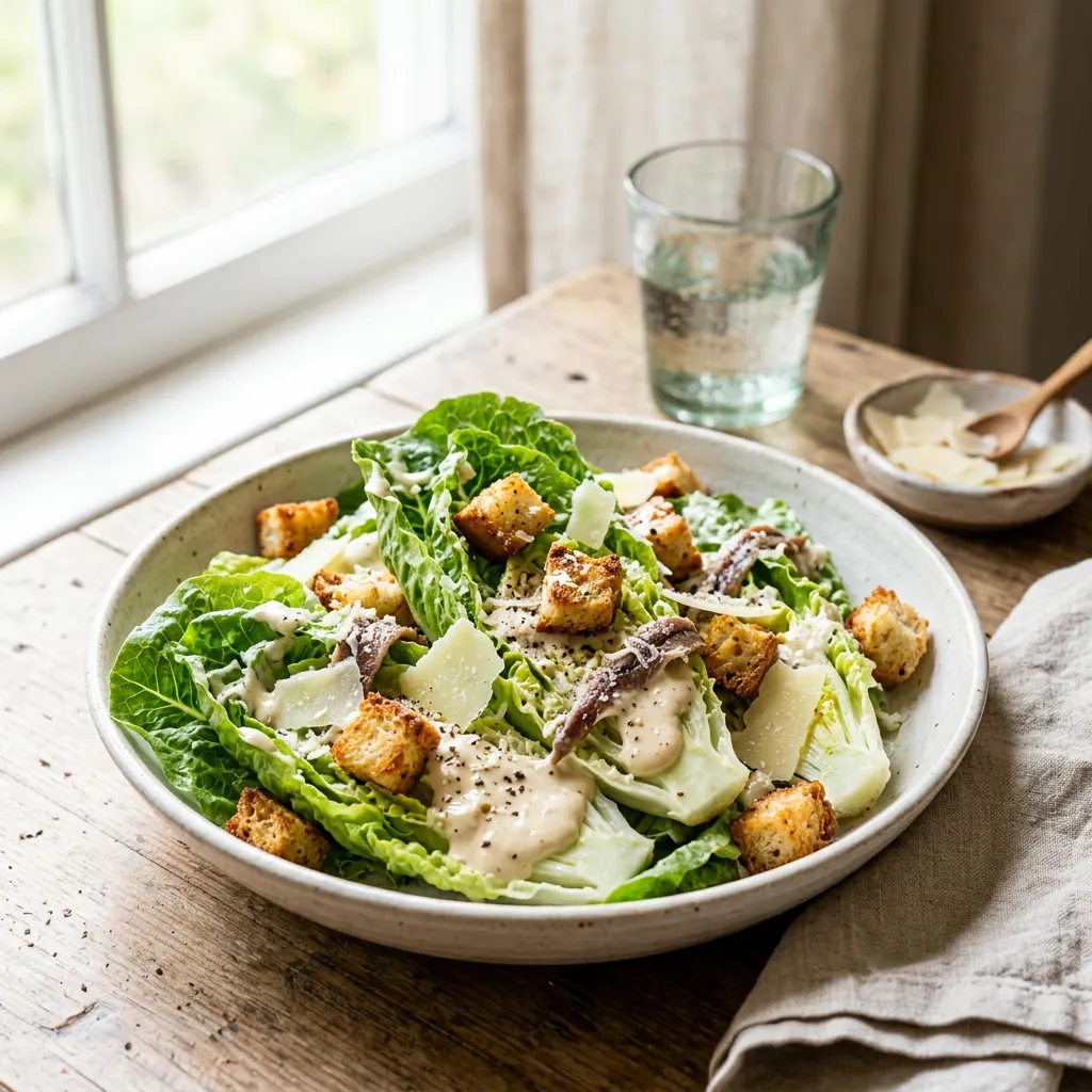 The Secret to Making a Classic Caesar Salad