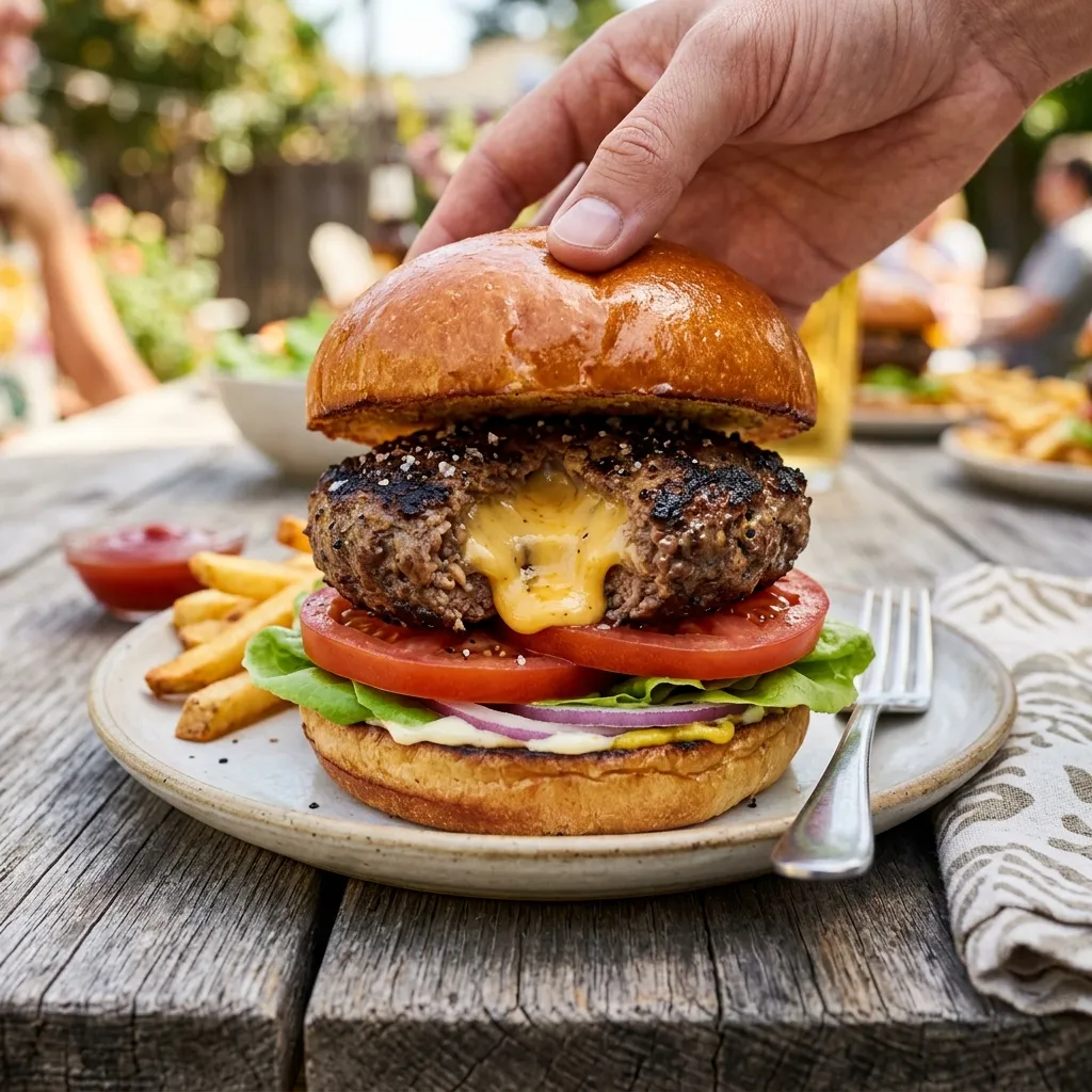 The Ultimate Juicy Lucy Burger (aka 
