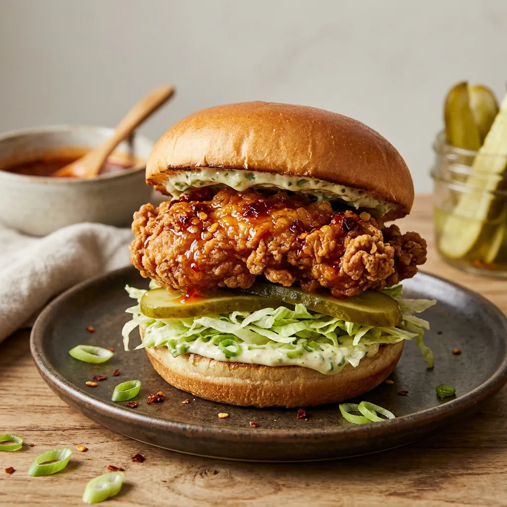 The Ultimate Spicy Fried Chicken Sandwich Recipe
