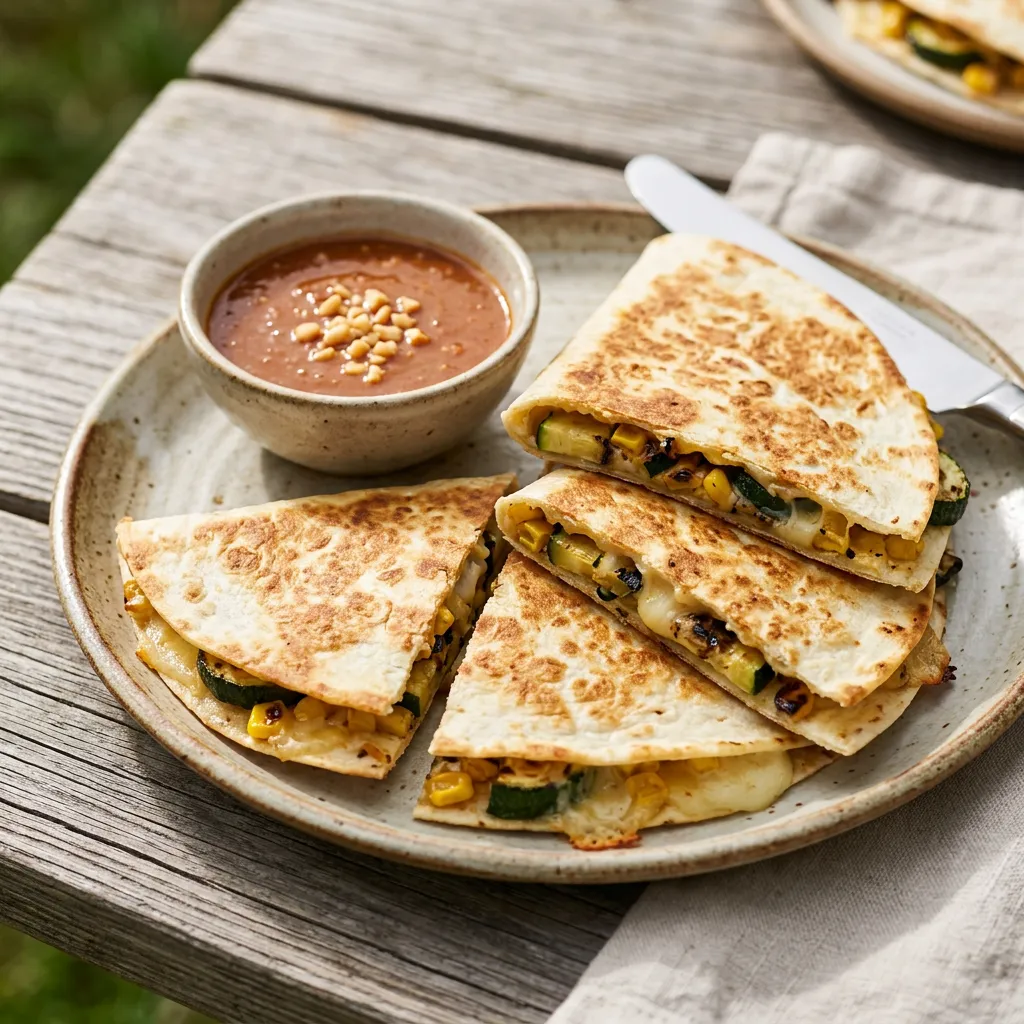 These Vegetarian Quesadillas Are Cooked Entirely on the Grill