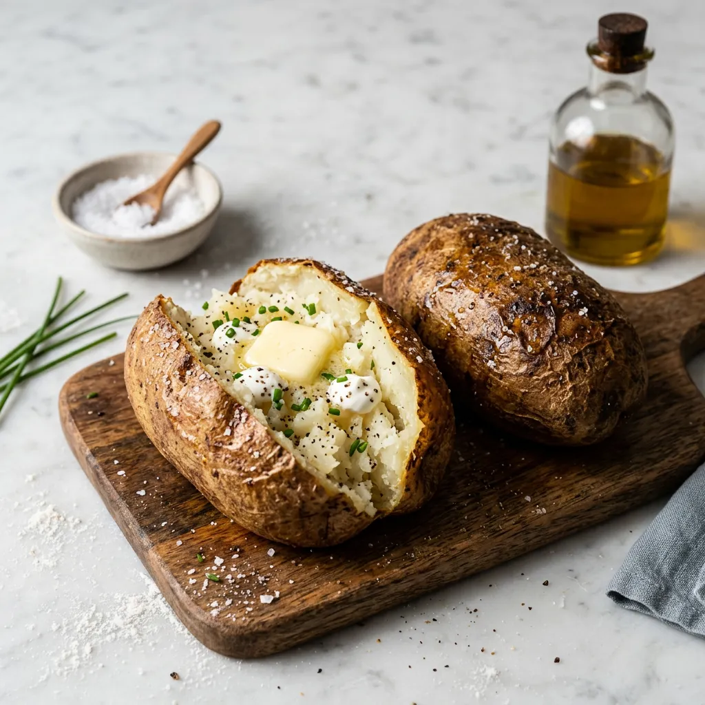 Finished This Baked Potato Recipe Has a Secret for the Best Flavor and Texture dish
