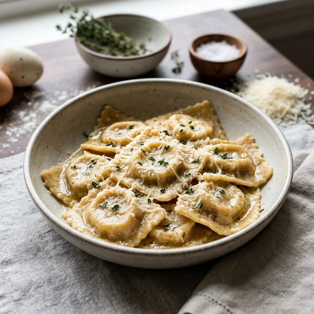 Three-Cheese Ravioli