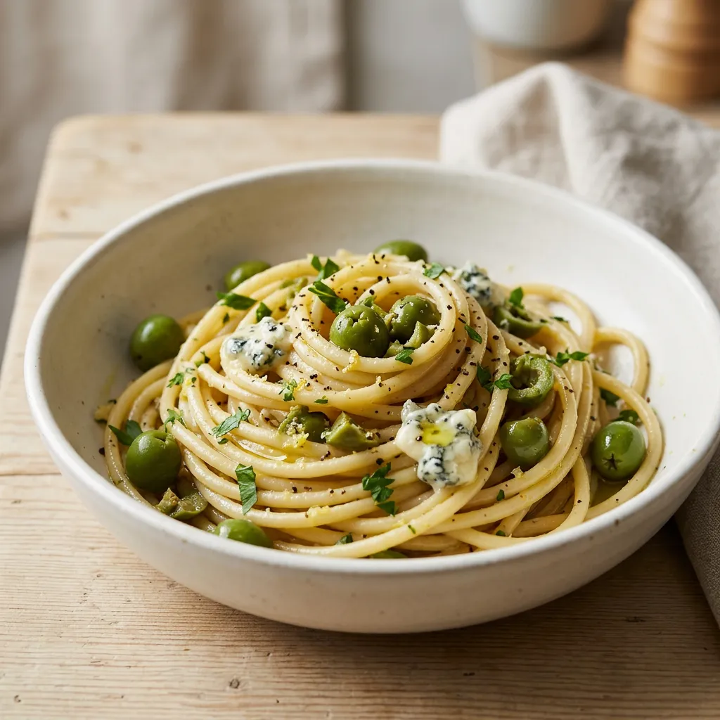 TikTok's Dirty Martini Pasta