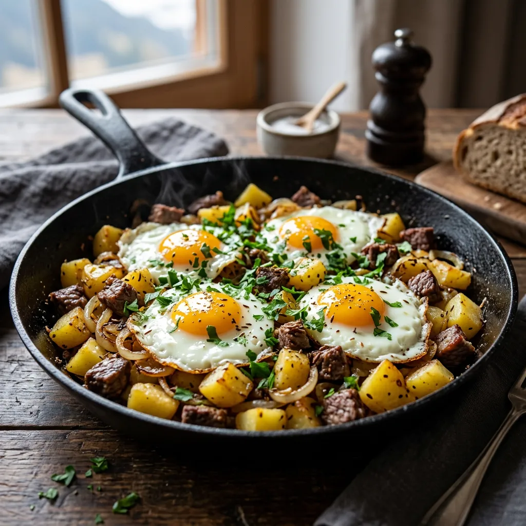 Tiroler Gröstel (South Tyrolean Hash)