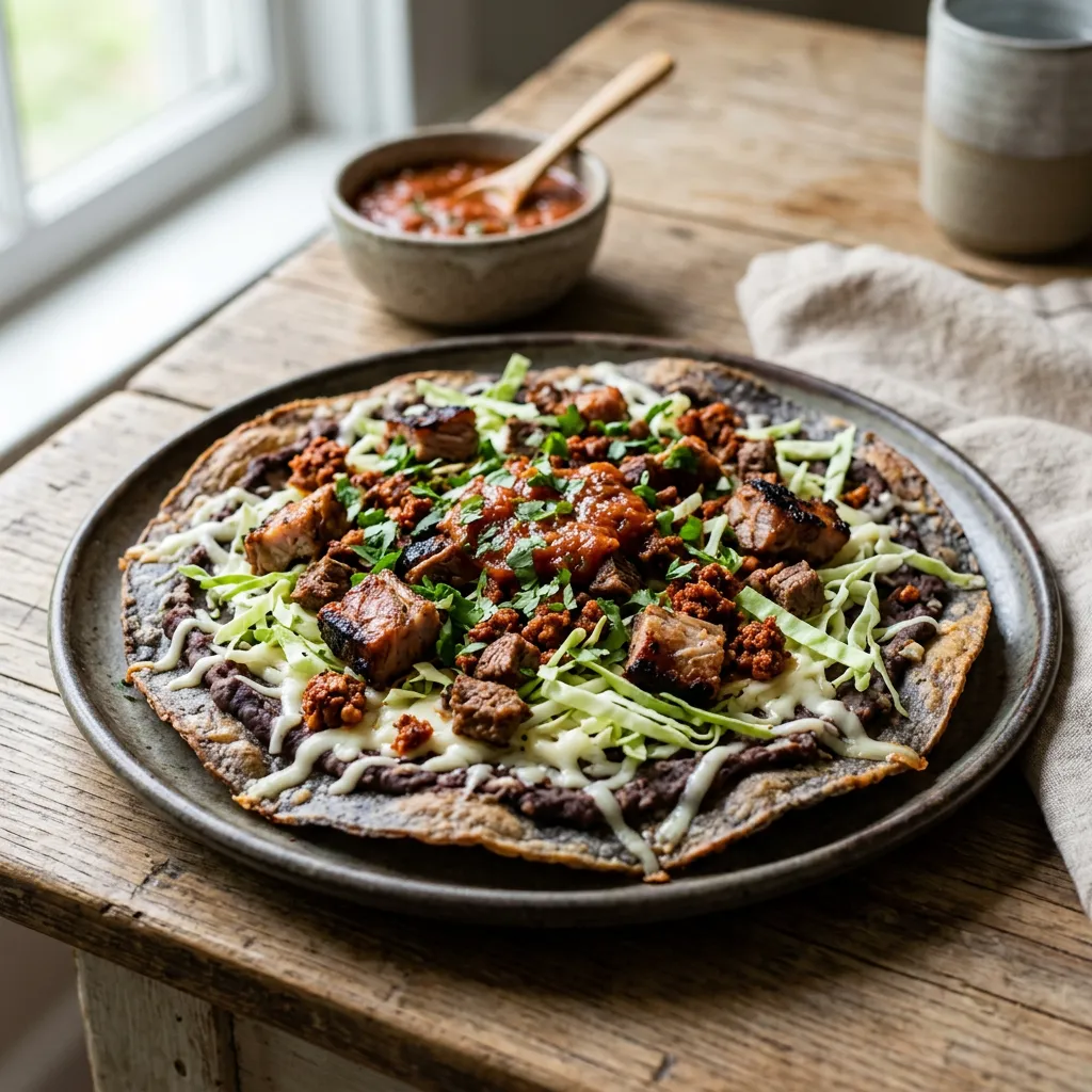 Tlayuda (Oaxacan Pizza) Recipe