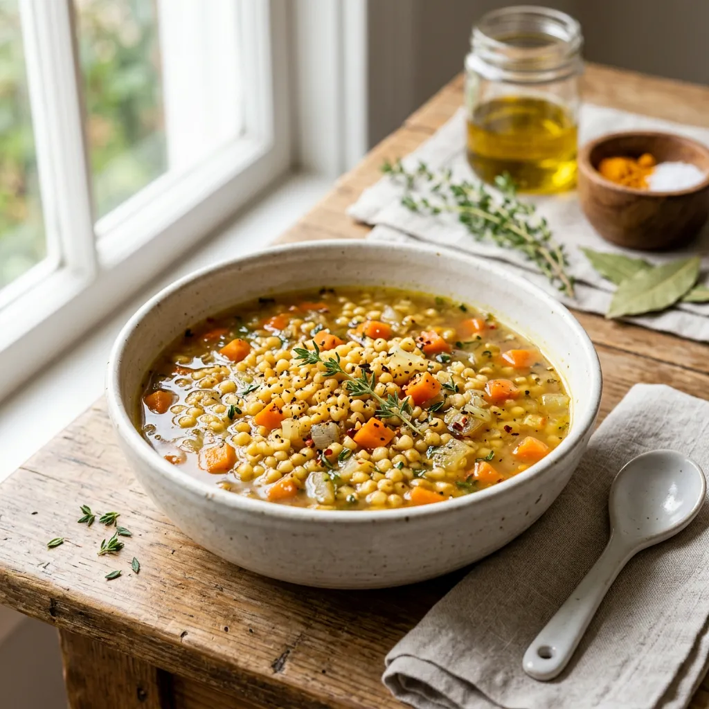 Toasted Pasta Soup