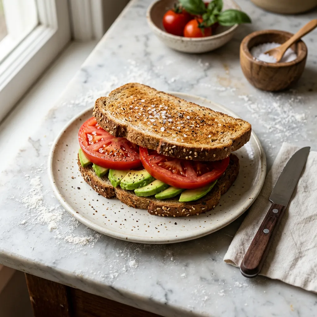 Toasted Tomato Sandwich