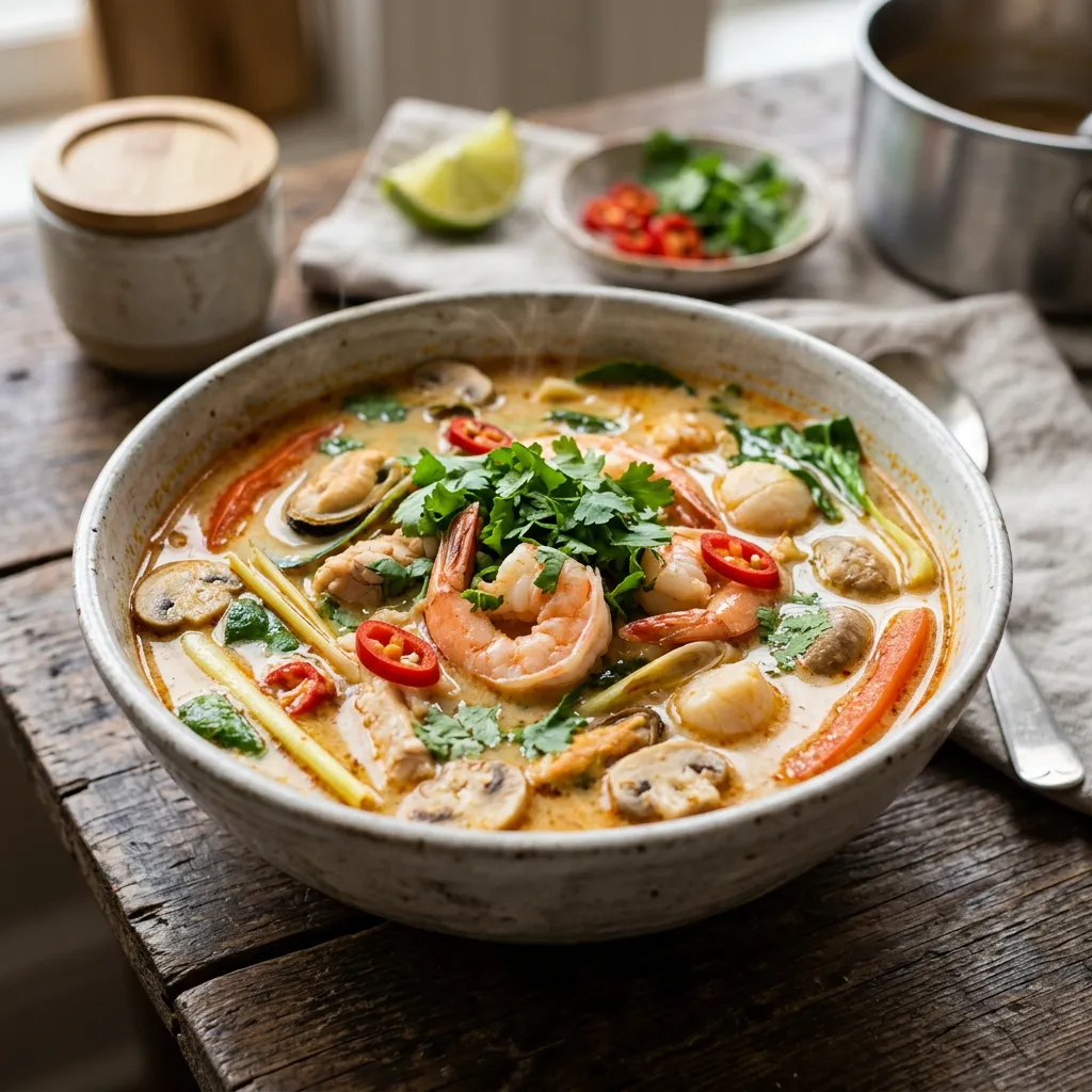 Tom Yum Talay: Thai Seafood Soup