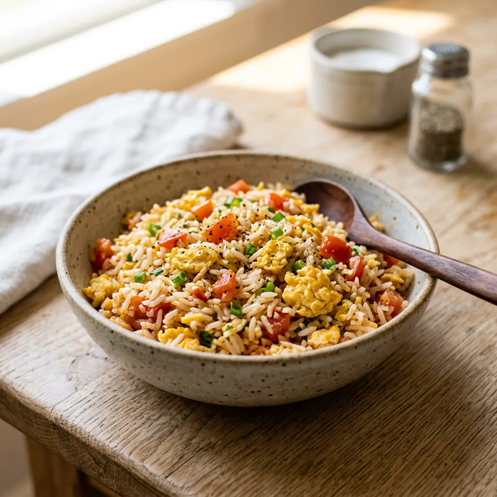 Tomato Egg Fried Rice