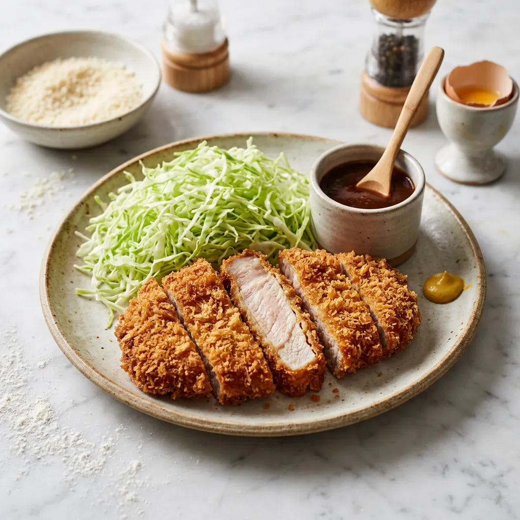 Tonkatsu (Japanese Fried Pork Cutlets)