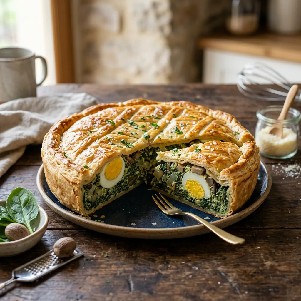 Torta Pascualina - Spinach and Ricotta Tart