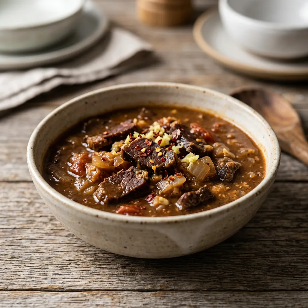 Traditional African Biltong Stew