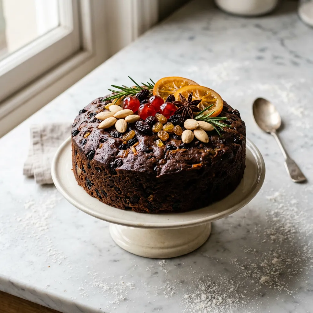 Traditional British Christmas Cake Recipe
