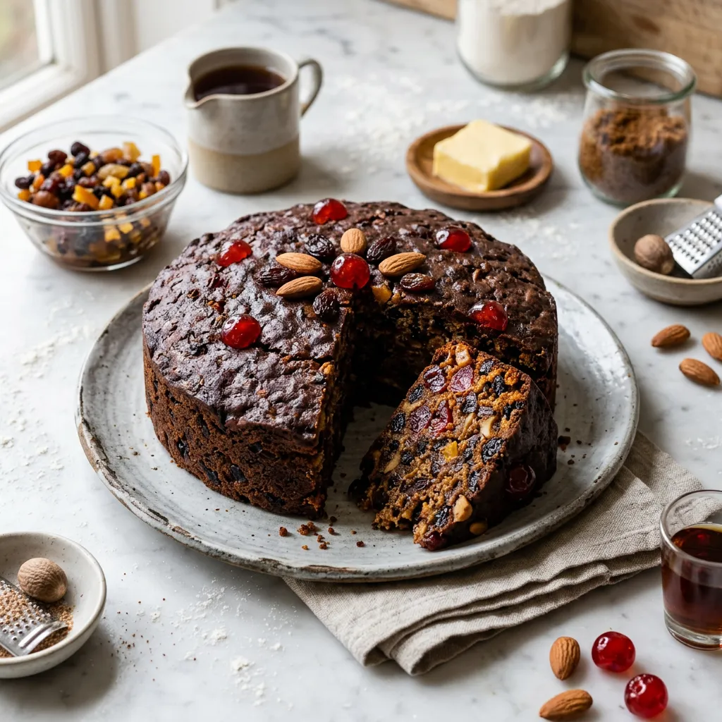 Traditional British Rich Fruitcake Recipe