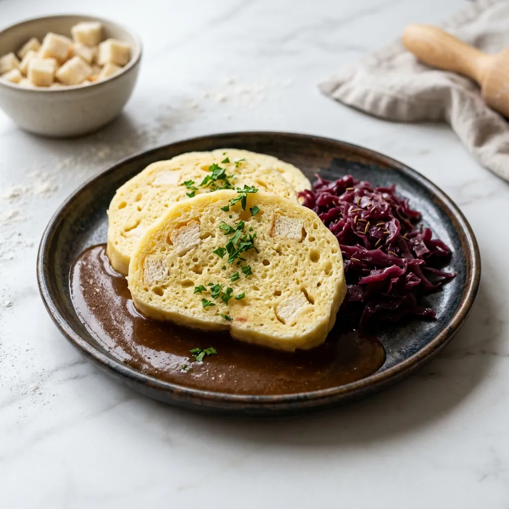 Traditional Czech Bread Dumplings