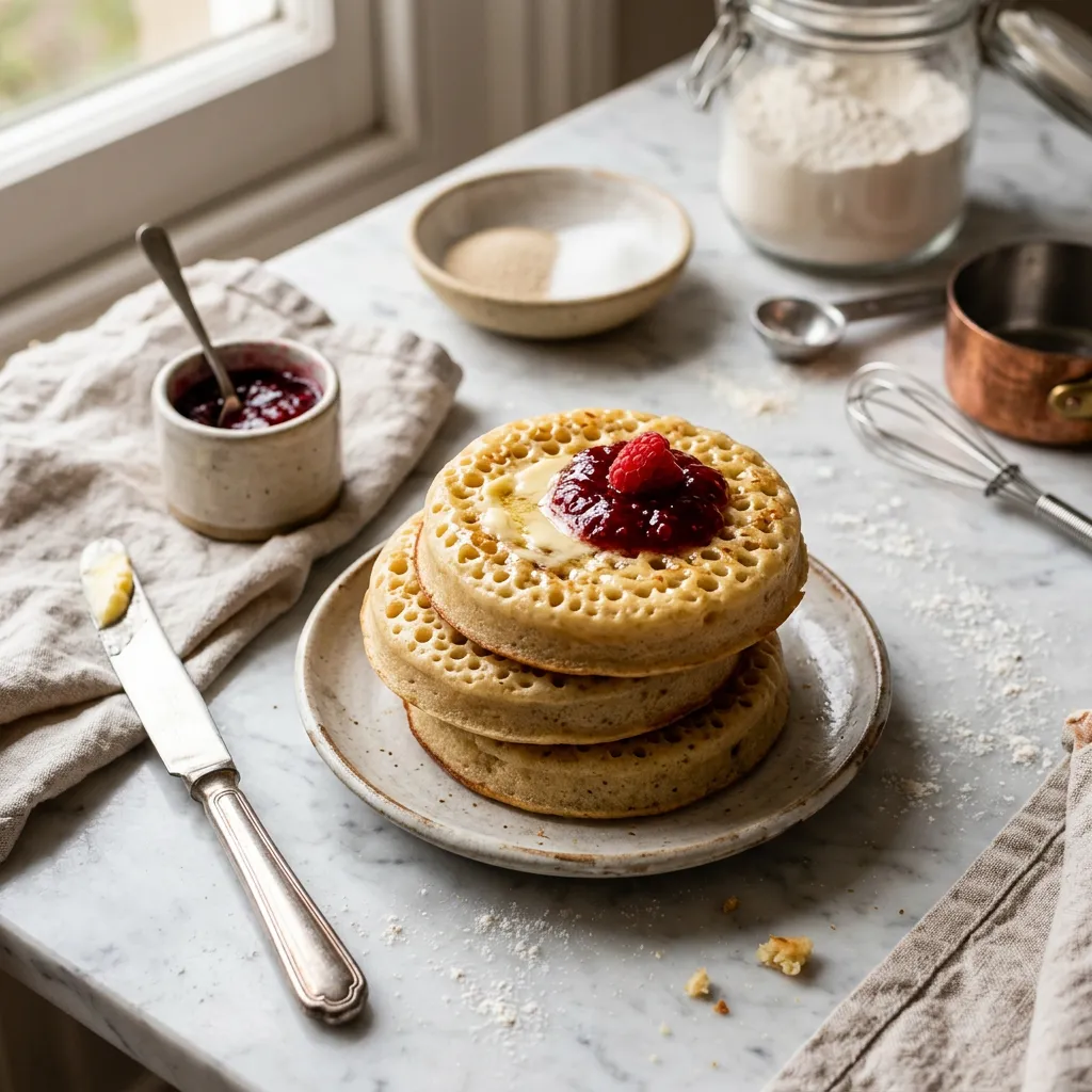 Traditional English Crumpets