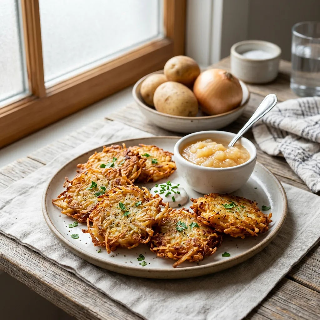 Traditional Hanukkah Potato Latkes