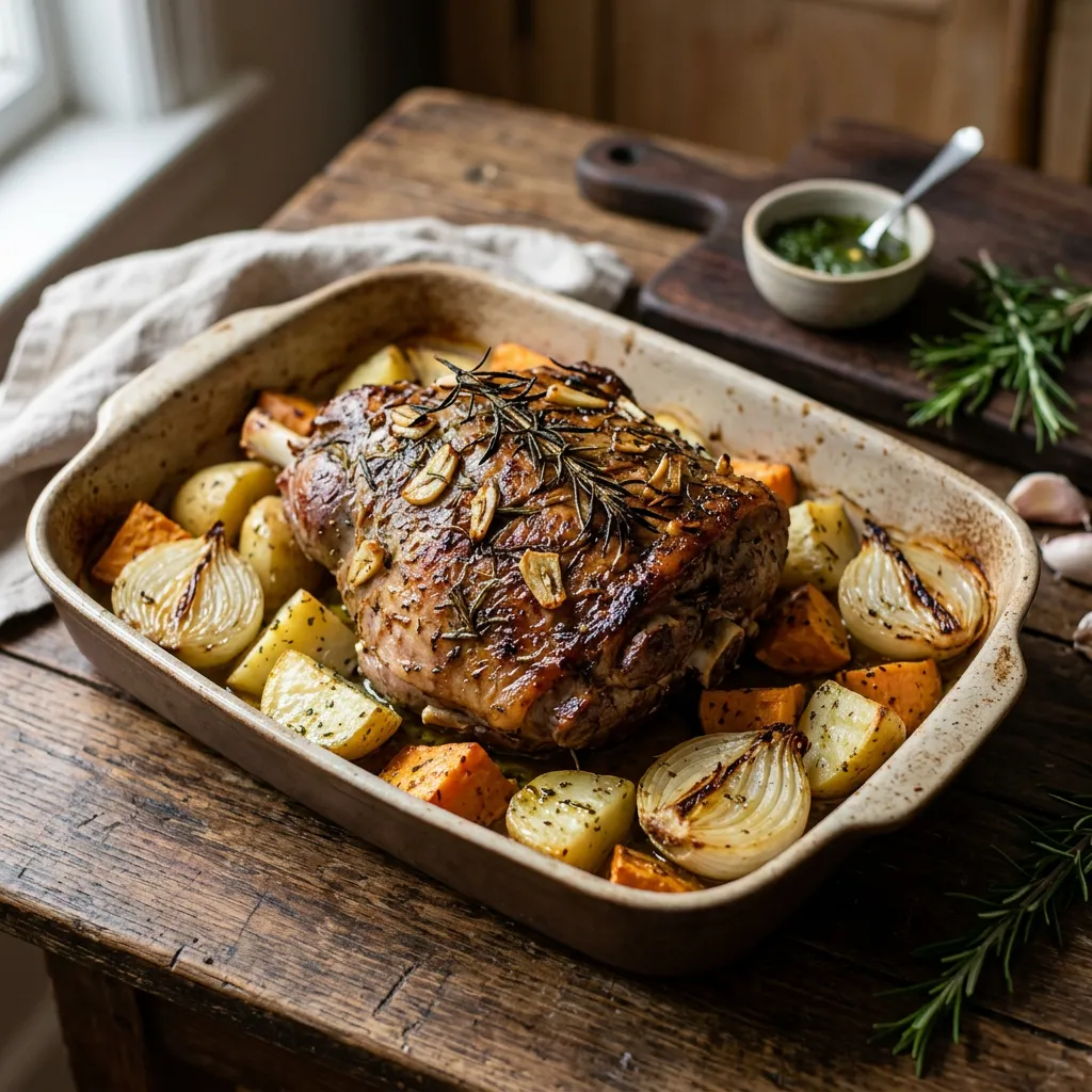 Traditional Lamb Shoulder Roast