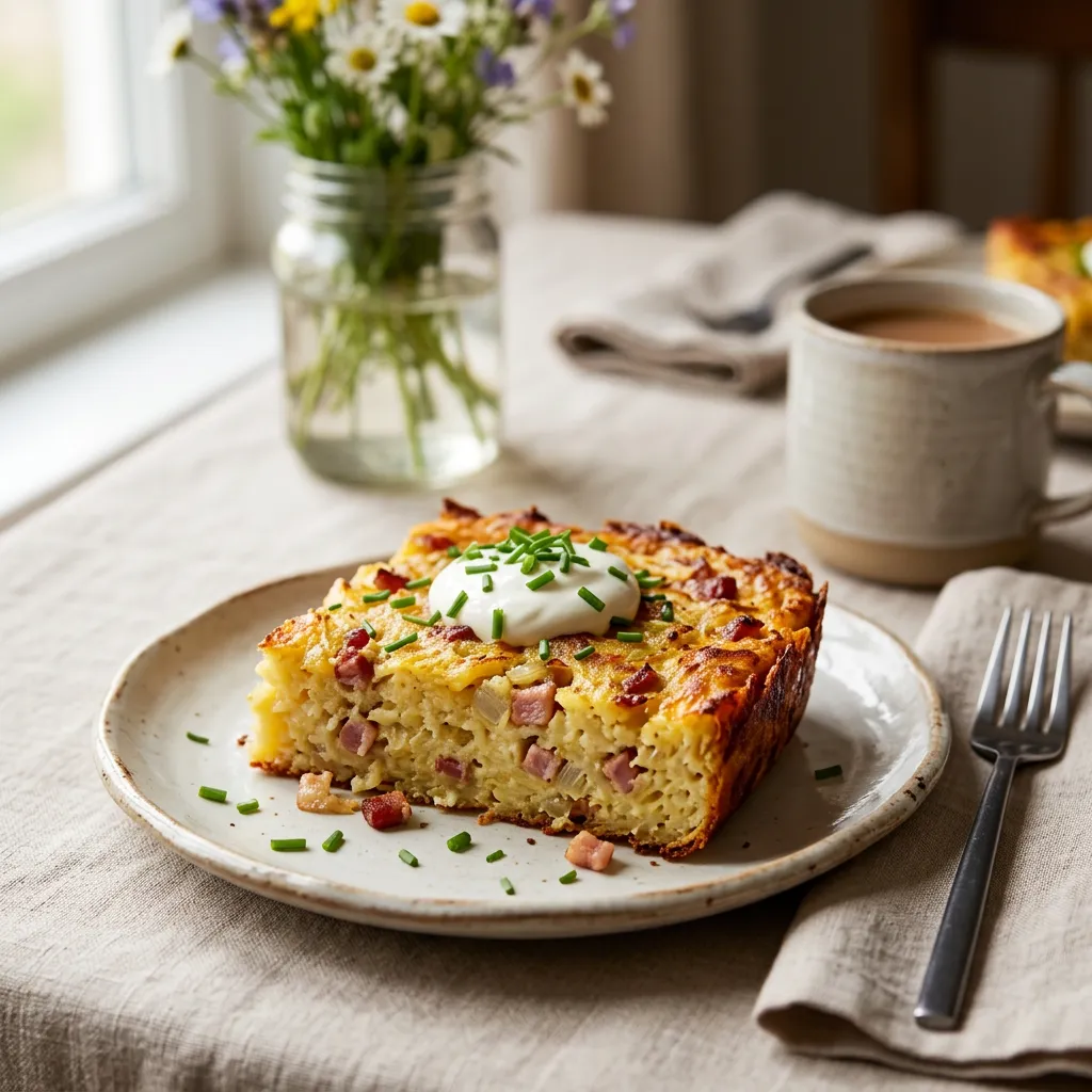 Traditional Lithuanian Potato Pudding (Kugelis)