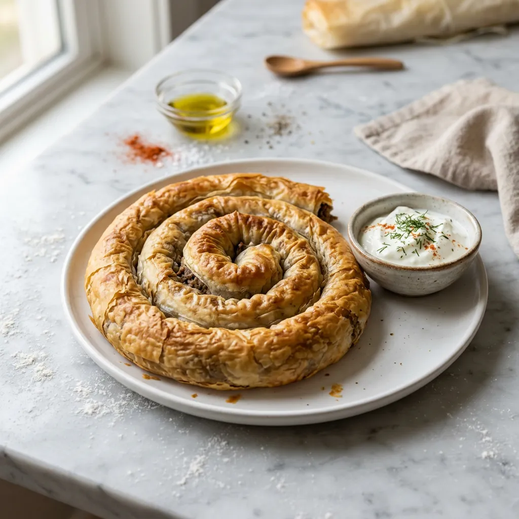 Traditional Rolled Burek (Borek) Recipe