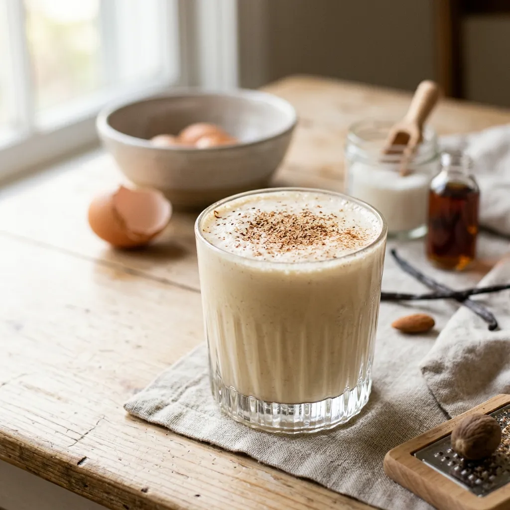 Traditional Rum Eggnog Recipe