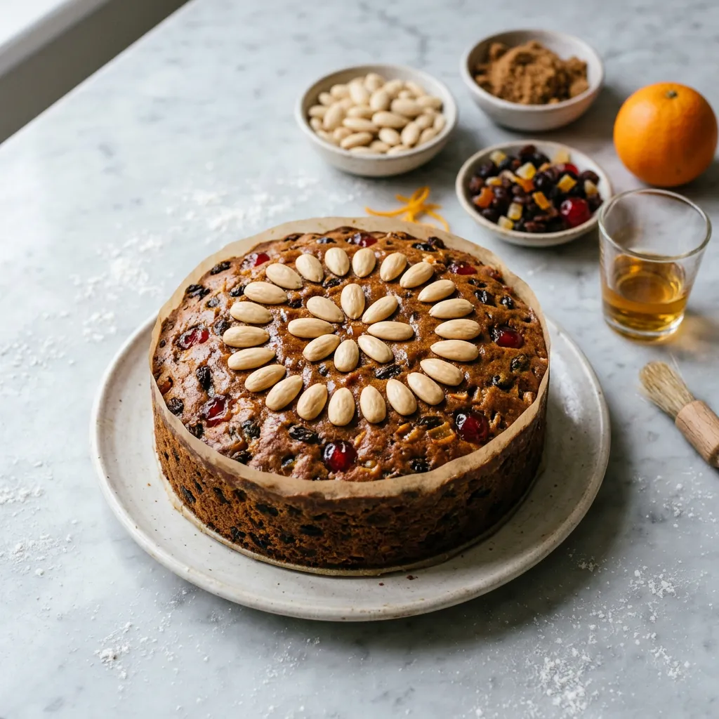 Traditional Scottish Dundee Cake
