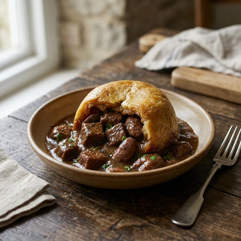 Traditional Steak and Kidney Pudding