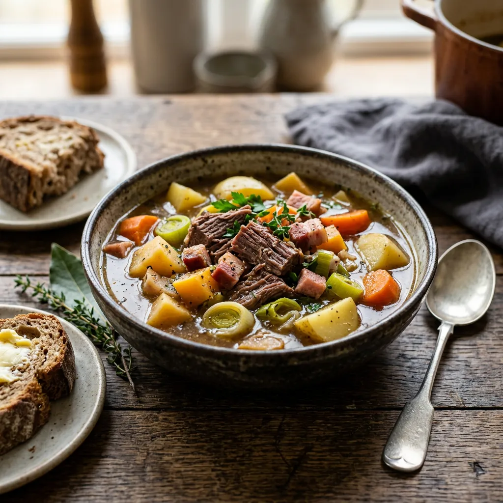 Traditional Welsh Cawl Stew