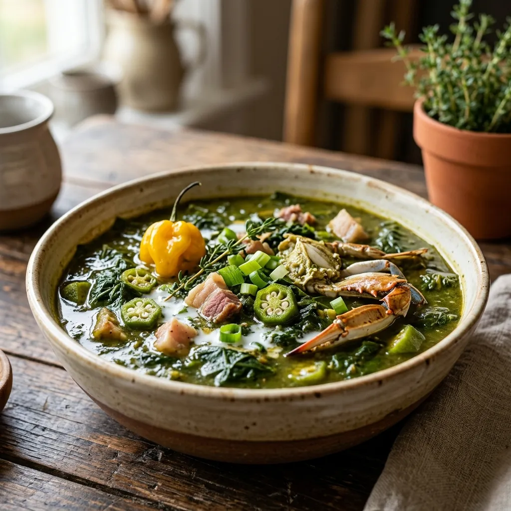 Trinidadian Callaloo (With Variations)