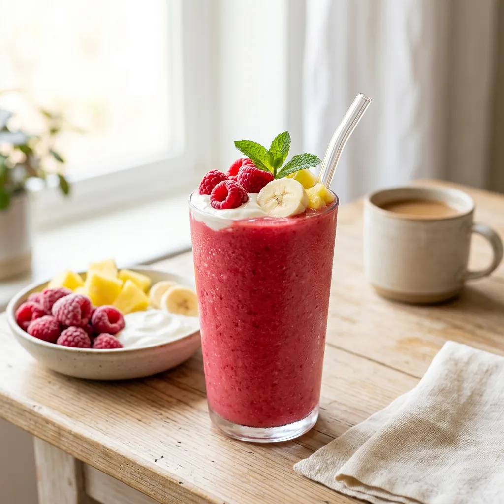 Tropical Raspberry Smoothie Recipe