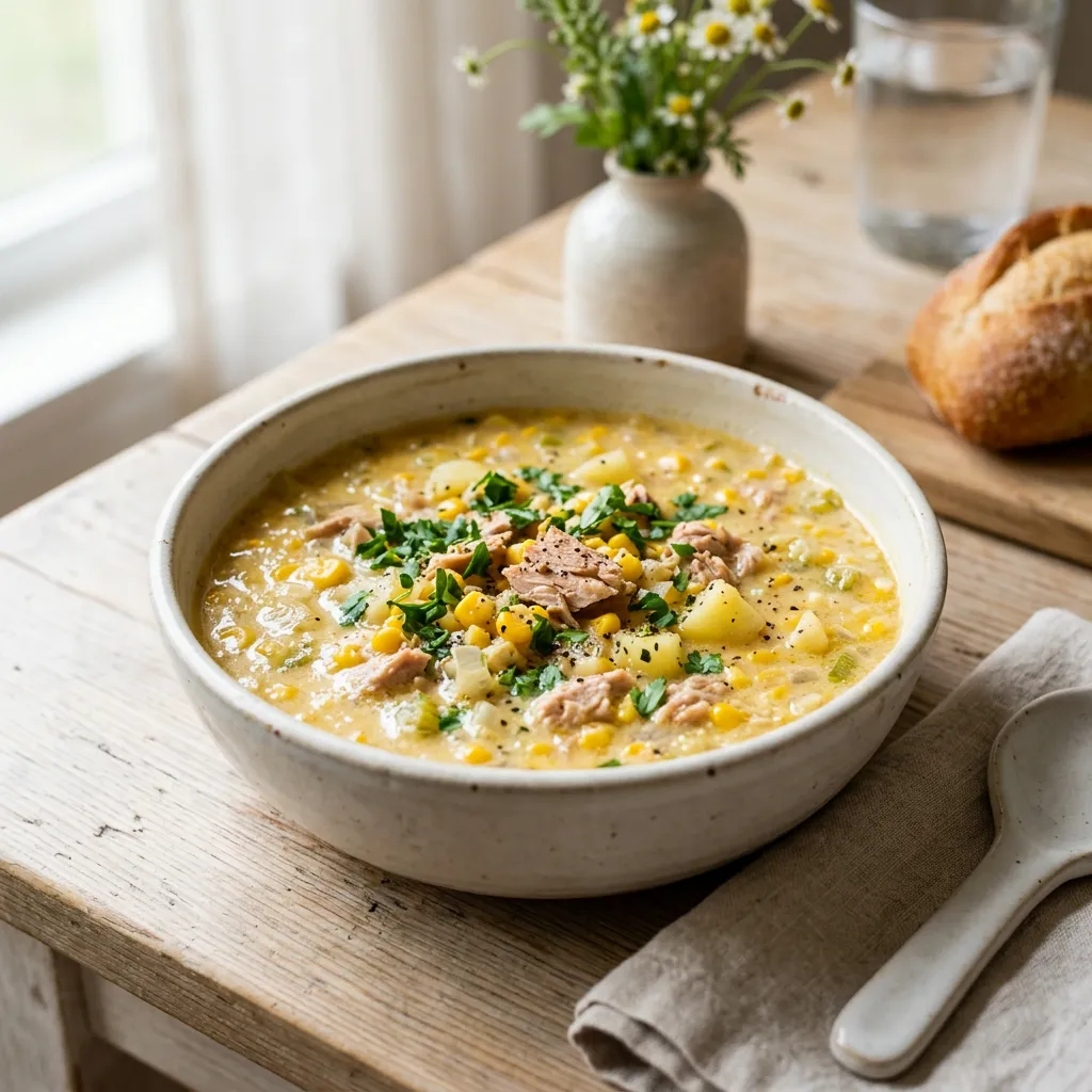 Tuna Corn Chowder