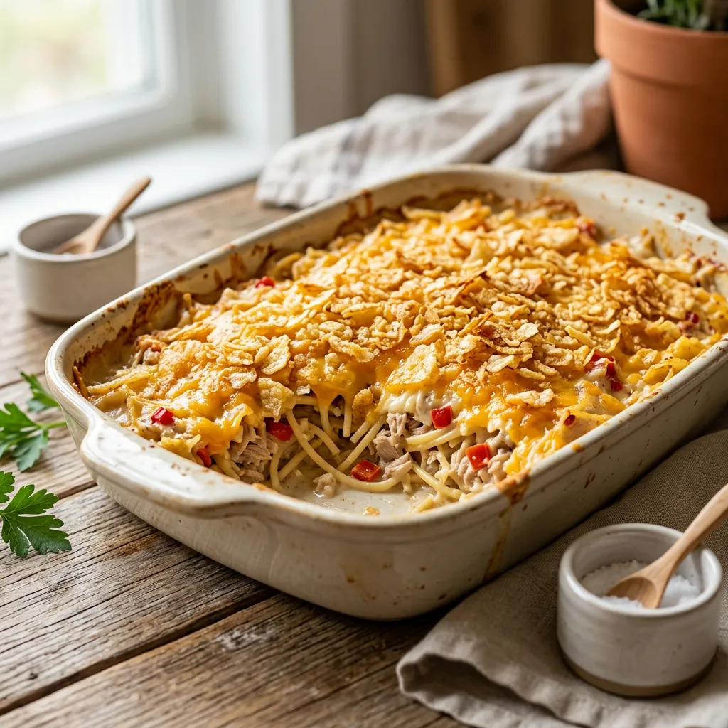 Tuna Spaghetti Casserole Recipe