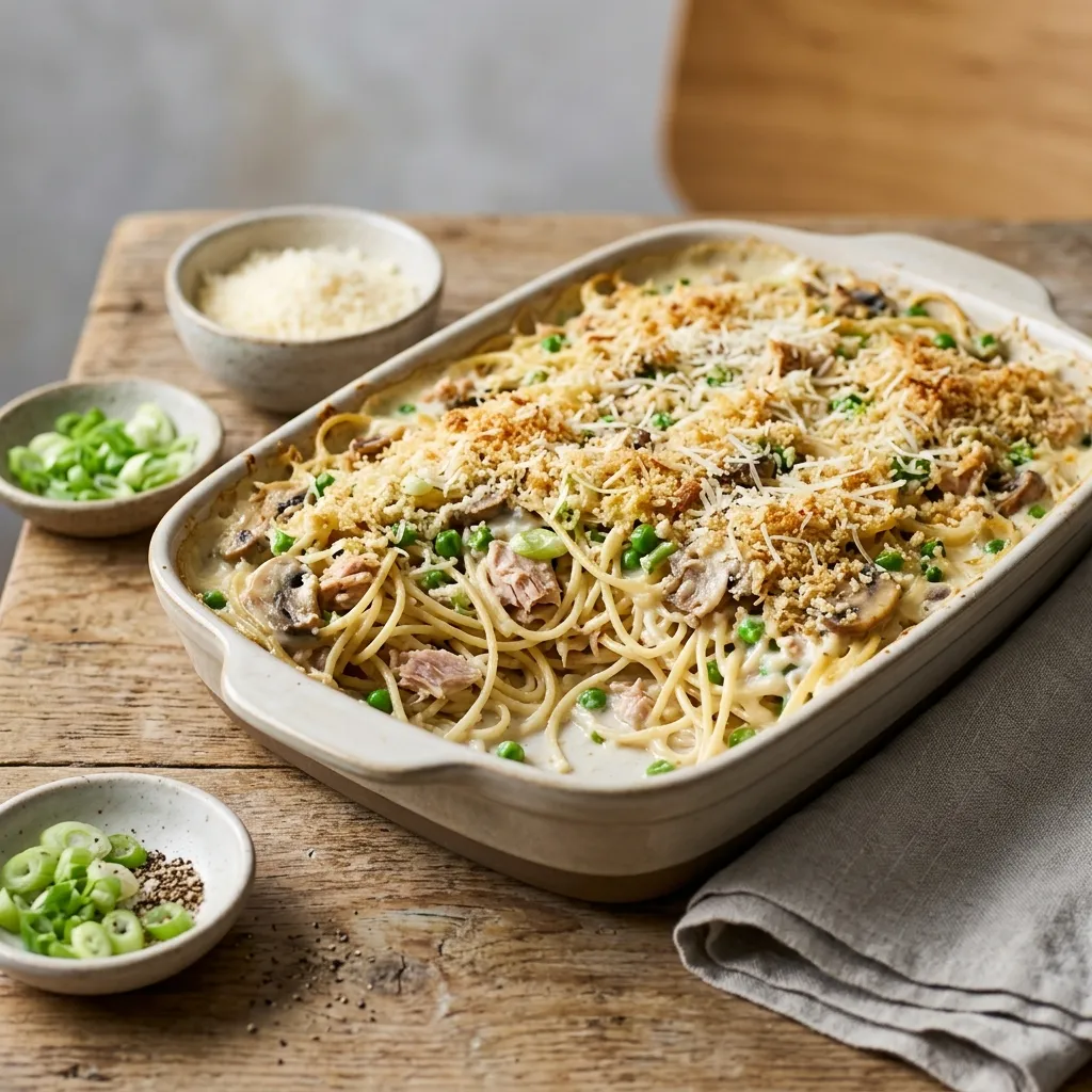 Tuna Tetrazzini Casserole