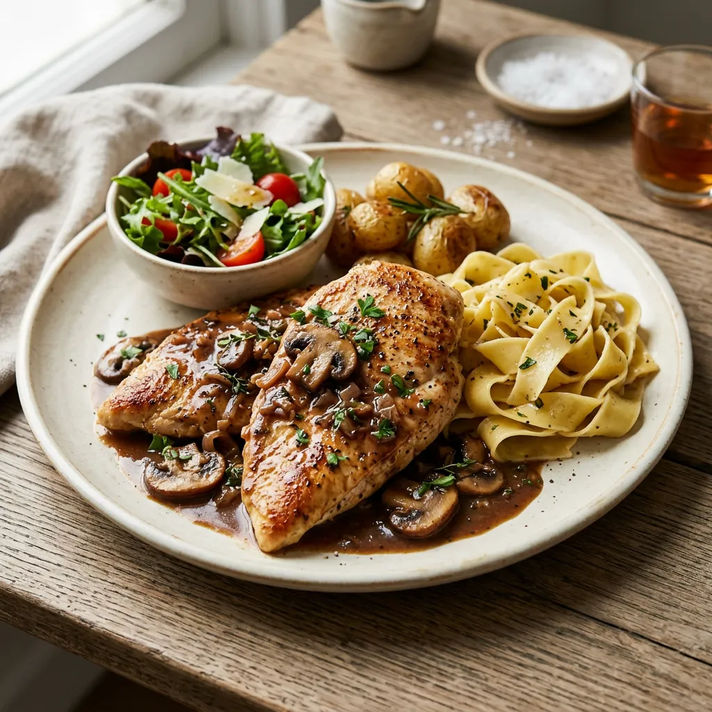 Turkey Cutlets Marsala