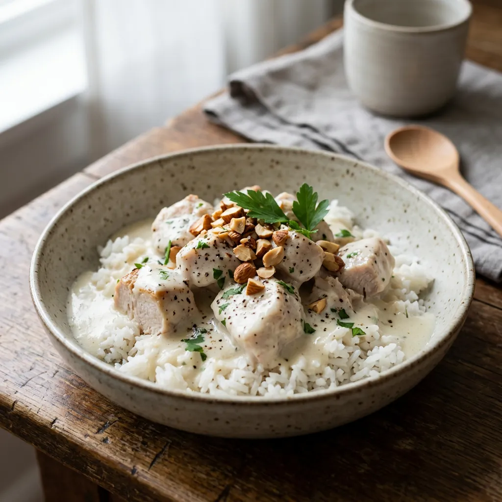 Turkey Supreme With Cream Sauce