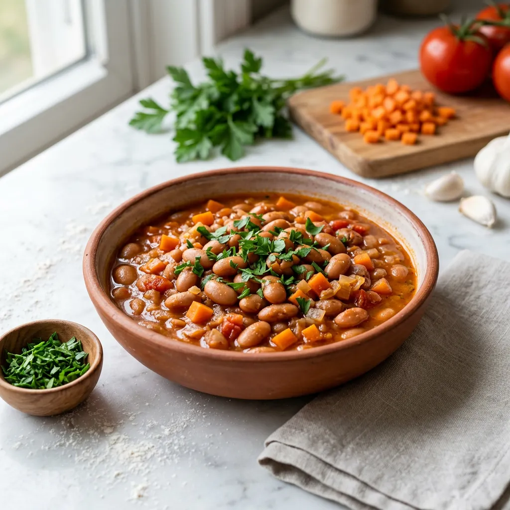 Turkish Beans: Pinto Beans in Olive Oil