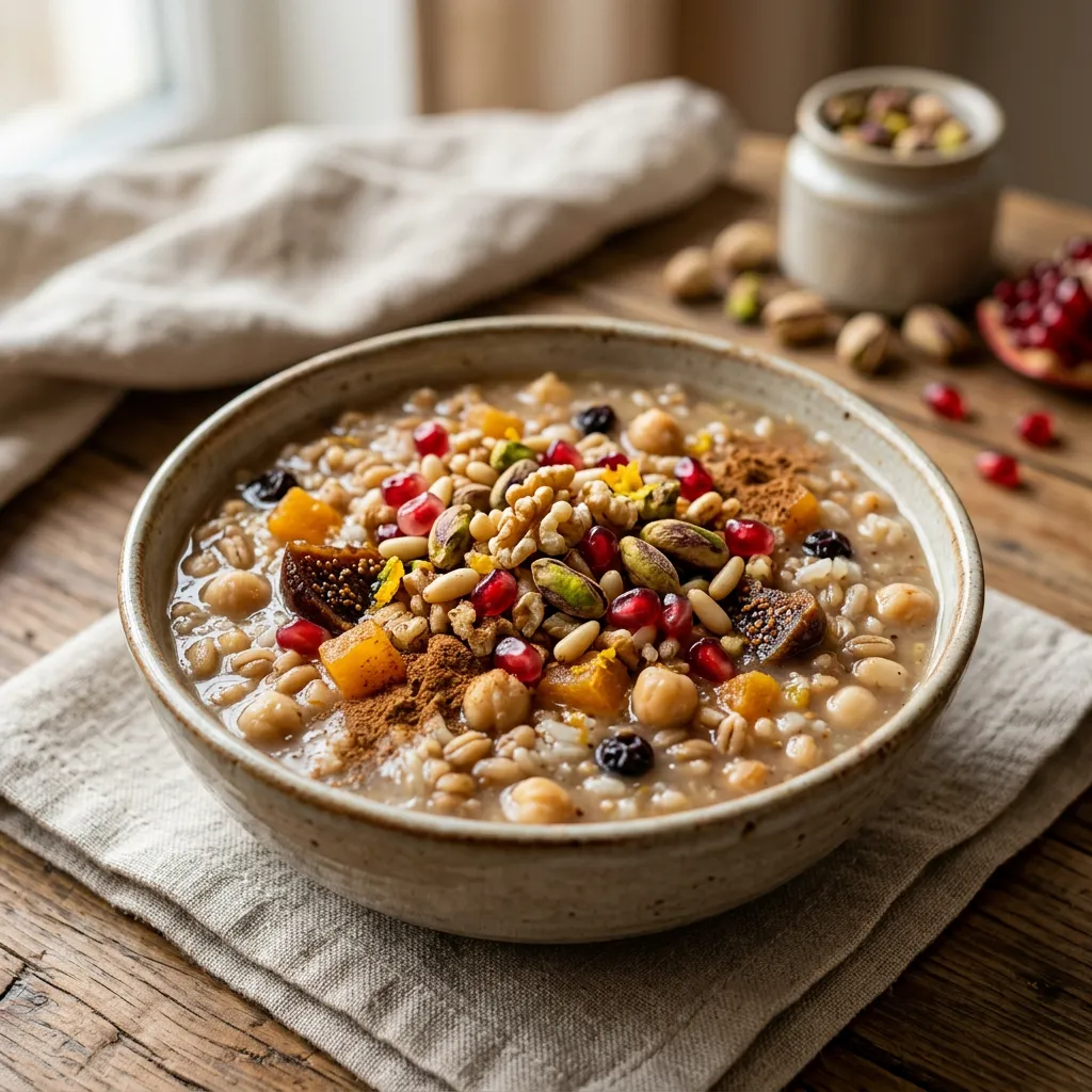 Turkish Noah's Ark Pudding Asure Recipe