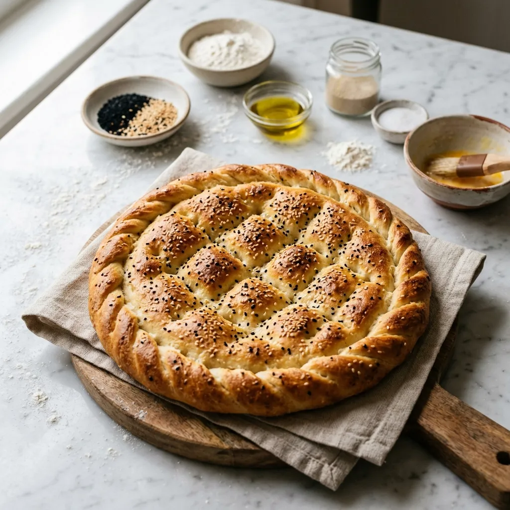 Turkish Ramadan Flat Bread (Pide)