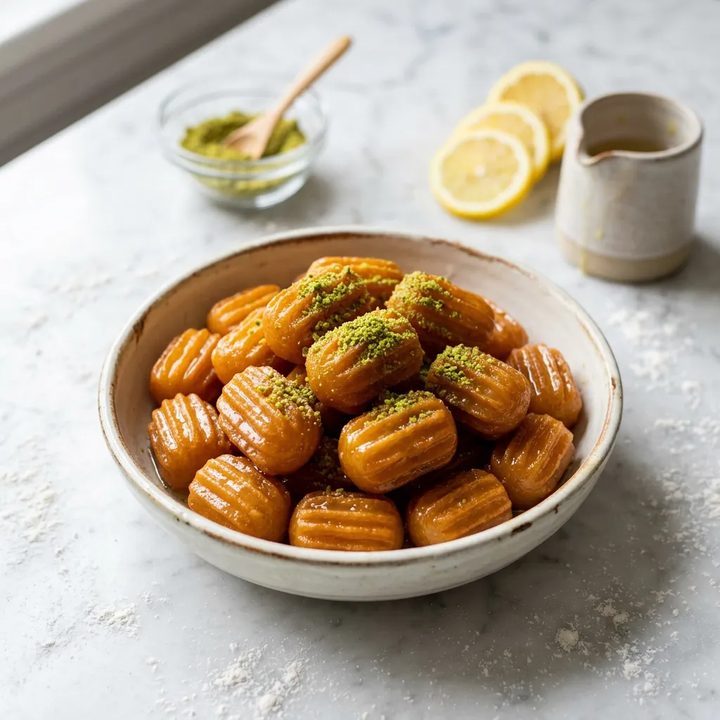 Turkish Tulumba Tatlısı