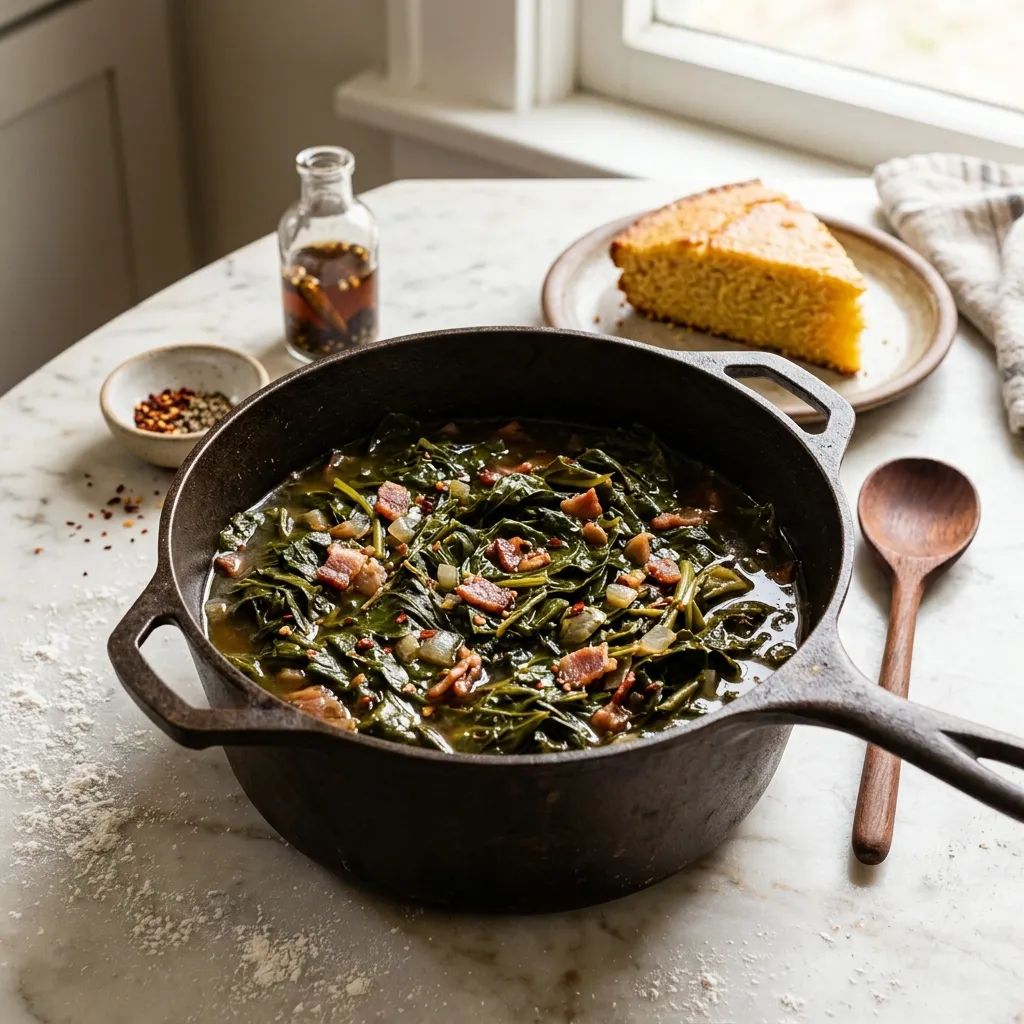 Turnip Greens With Bacon