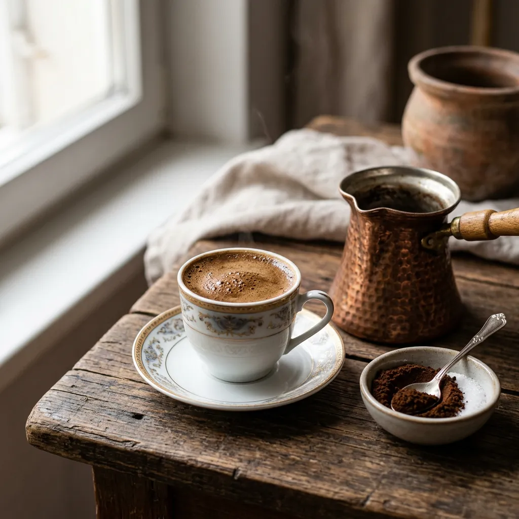Turska Kafa: Serbian Turkish-Style Coffee