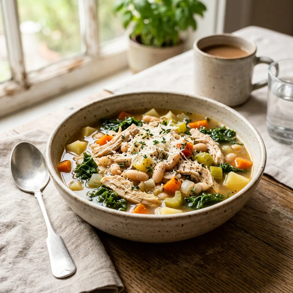 Tuscan-Style Chicken Soup